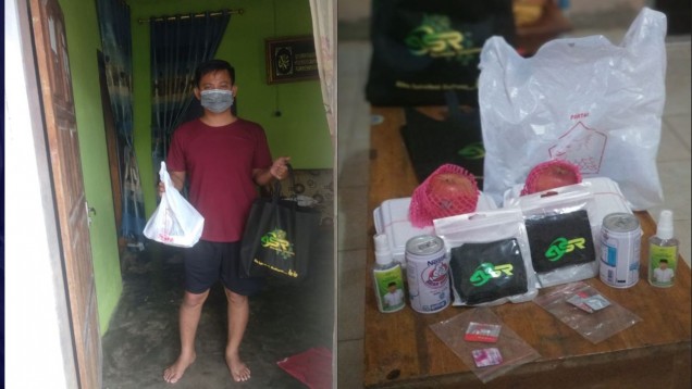 Warga Penerima Bantuan Isolasi Mandiri Dari ASR