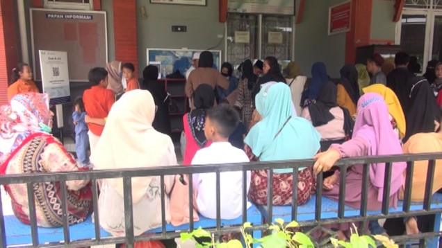 "Suasana Kunjungan keluarga napi. Foto: Istimewa