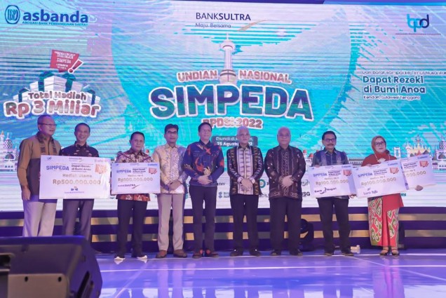 "Pemenang undian nasional Tabungan Simpeda 2022. Foto: Istimewa