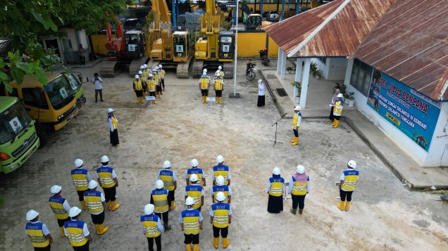 Suasana Kegiatan Apel Siap Siaga Bencana