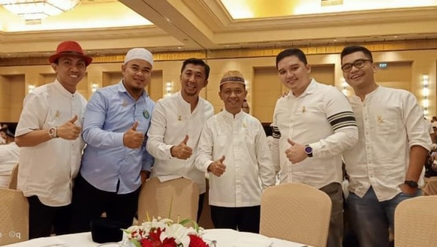 "Pengurus HIPMI Pusat dan Mentri Investasi sekaligus Dewan Pembina BPP HIPMI Bahlil Lahadalia