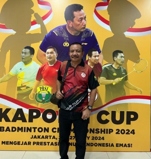 "Ketua Umum PBSI Sultra, Dr LM Bariun. Istimewa